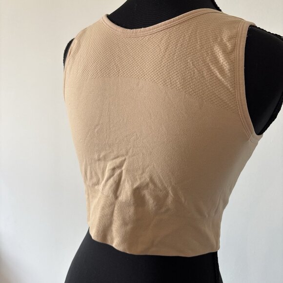Prairie Wear Hugger Prima Bra Medium Beige Post Surgical NO CUPS INSERTS! - Picture 12 of 15